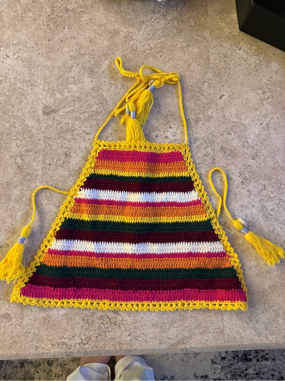 Vintage high neck knitted top